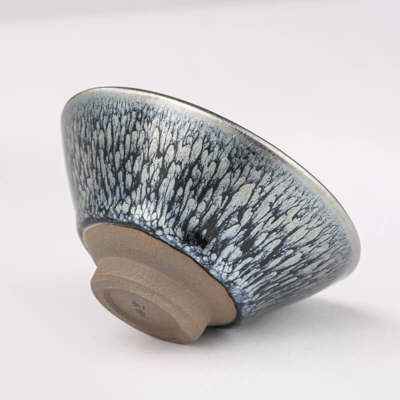 Coneflower Tenmoku Jian Zhan Matcha Tea Bowl