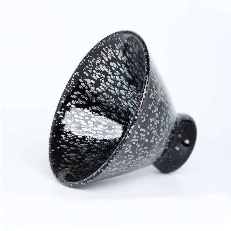 Douli Silver Oil Spots Tenmoku Glaze Jian Zhan Tea Cup