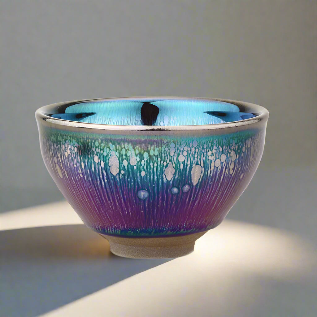 Meteor Chawan Tenmoku Tea Bowll