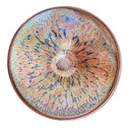 Purple Golden Tenmoku Jianzhan Ceramic Tea Bowl