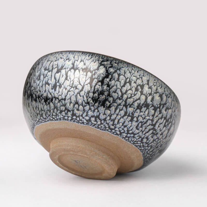 Flower Tenmoku Jian Zhan Tea Cup