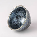 Flower Sukou Tenmoku Jian Zhan Chawan