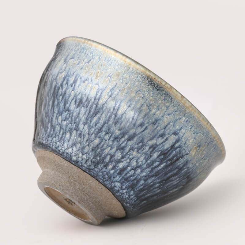 Flower Sukou Tenmoku Jian Zhan Chawan