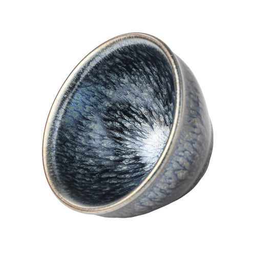 Flower Sukou Tenmoku Jian Zhan Chawan