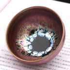Gene Tenmoku Pottery Jian Zhan Oil Spot Teacup