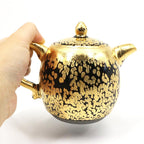 Night Gold Tenmoku Jian Zhan Teapot Ware