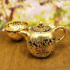 Night Gold Tenmoku Jian Zhan Teapot Ware