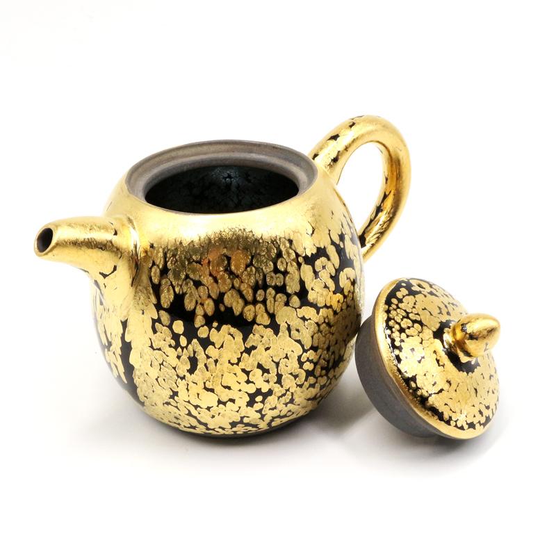 Night Gold Tenmoku Jian Zhan Teapot Ware