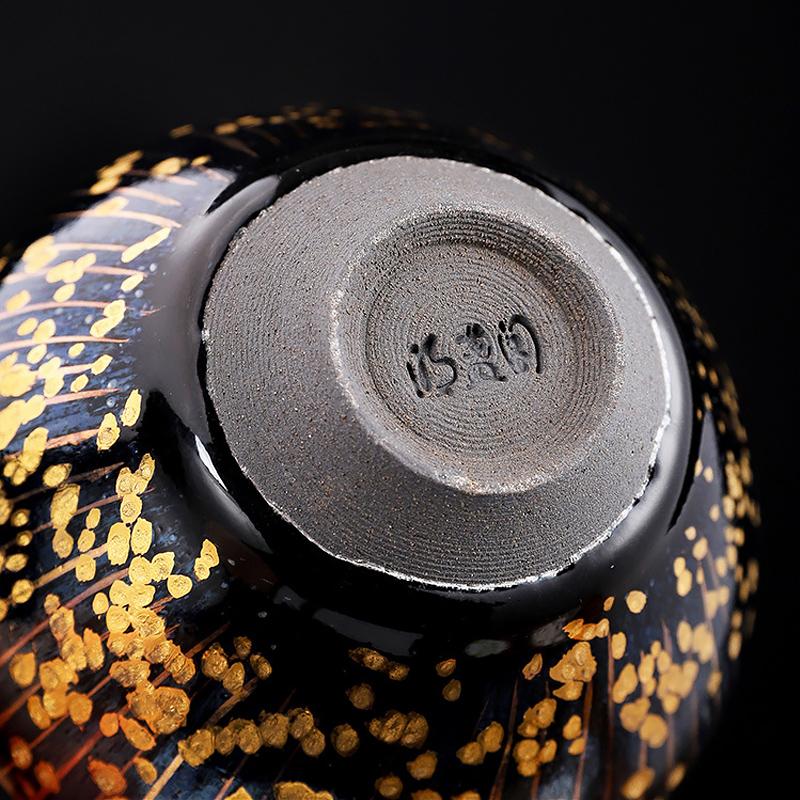 Night Tide Chawan Tenmoku Tea Bowl