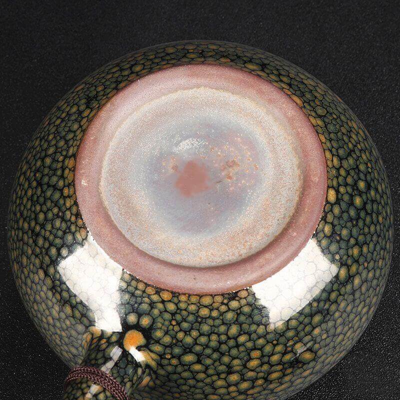 Tenmoku Jian Zhan Green Partridge Glaze Xishi Teapot