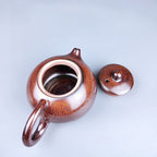 Tenmoku Jian zhan Iron Red XiShi Teapot