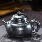 Tenmoku Jian zhan Oil Spot Fanggu Classic Teapot
