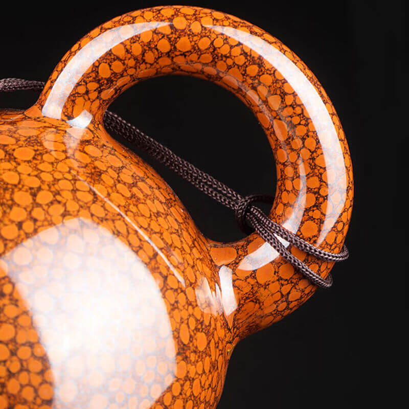 Tenmoku Jian Zhan Orange Partridge Glaze Xishi Teapot