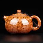 Tenmoku Jian Zhan Orange Partridge Glaze Xishi Teapot