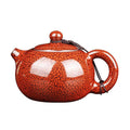 Tenmoku Jian Zhan Red Partridge Glaze Xishi Teapot