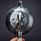 Tenmoku Jianzhan Oil Spot Shi Piao Teapot