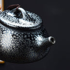 Tenmoku Jianzhan Oil Spot Shi Piao Teapot