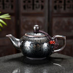 Handmde Tenmoku Jian Zhan Ceramic Kung Fu Teapot