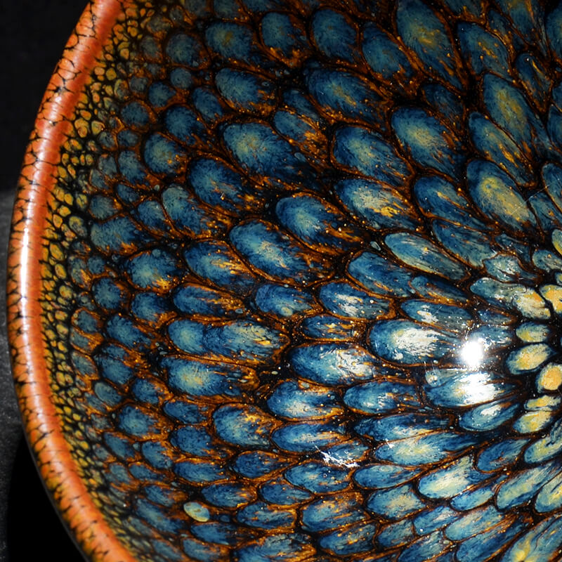 Partridge Jian Zhan Tenmoku Tea Bowl Chawan