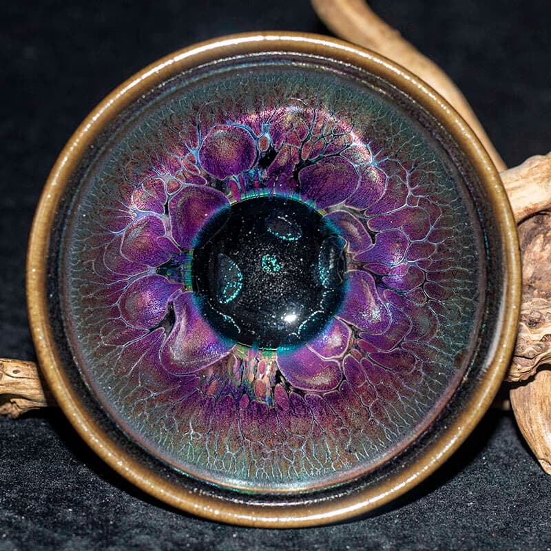 Buttterfly Wing Jian Zhan Tenmoku Tea Cup