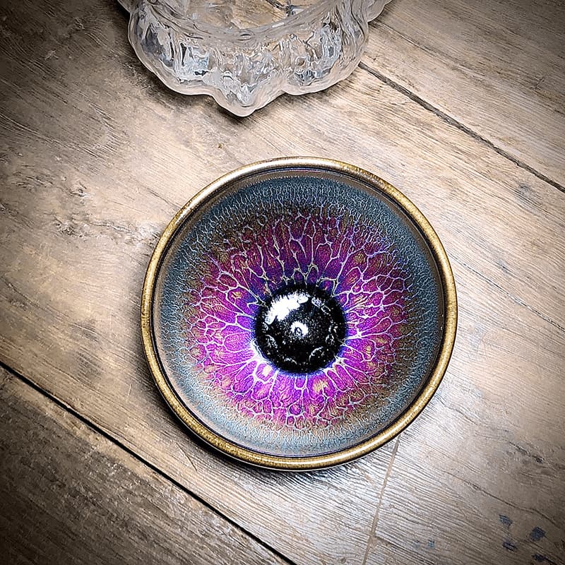 Buttterfly Wing Jian Zhan Tenmoku Tea Cup