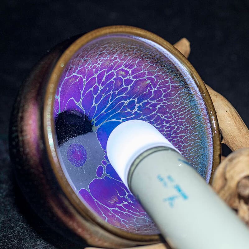 Buttterfly Wing Jian Zhan Tenmoku Tea Cup