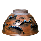 Landscape JianZhan Tenmoku Tea Cup