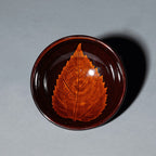 Leaf Jian Zhan Tenmoku Porcelain Tea Cup