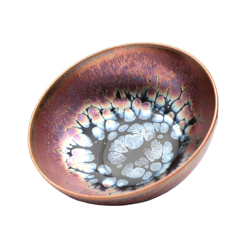 Liankou Tenmoku Pottery Jian Zhan Oil Spot Bowl