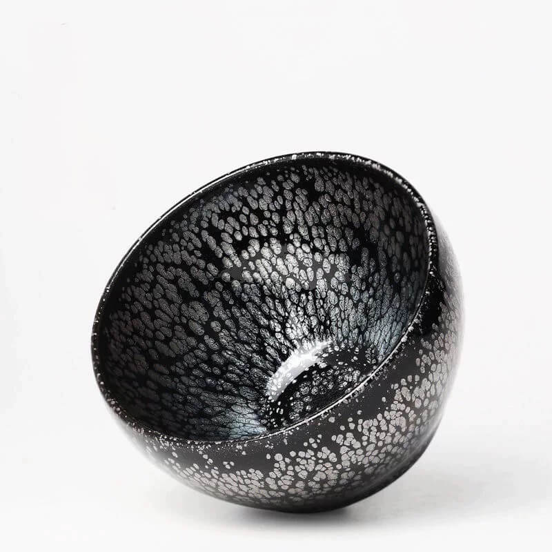 Silver Oil Spots Tenmoku Glaze Jian Zhan Tea cup