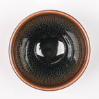 Partridge Tenmoku Glaze Jianzhan Teacup