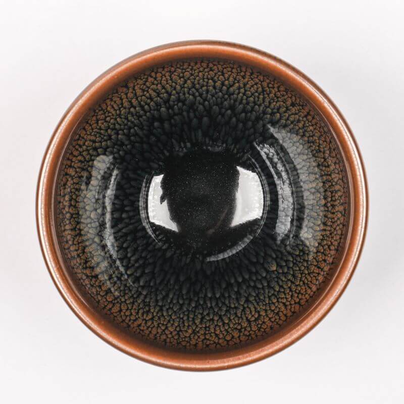 Partridge Tenmoku Glaze Jianzhan Teacup