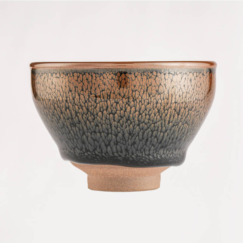 Partridge Tenmoku Glaze Jianzhan Ceramic Tea Cup