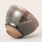 Partridge Tenmoku Glaze Jianzhan Ceramic Tea Cup