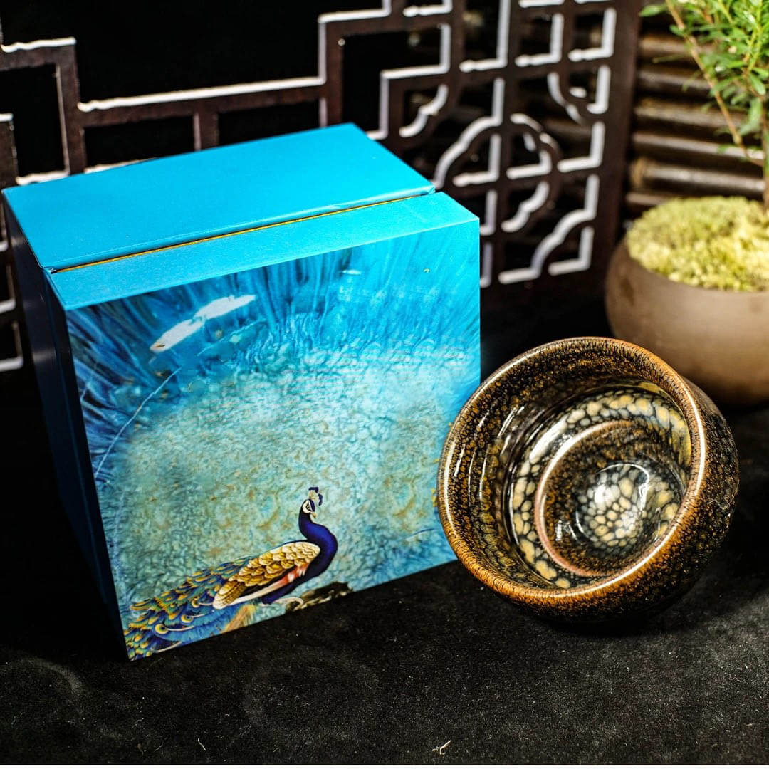 Partridge Twisted Ceramic Tea Bowl