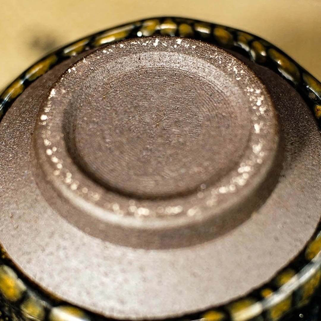 Partridge Twisted Ceramic Tea Bowl