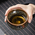 Partridge Twisted Ceramic Tea Bowl