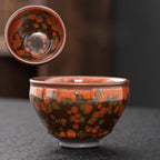 Phoenix Jian Zhan Tenmoku Glaze Tea Cup