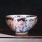 Matcha Tenmoku Glaze Jian Zhan Oil Spot Chawan