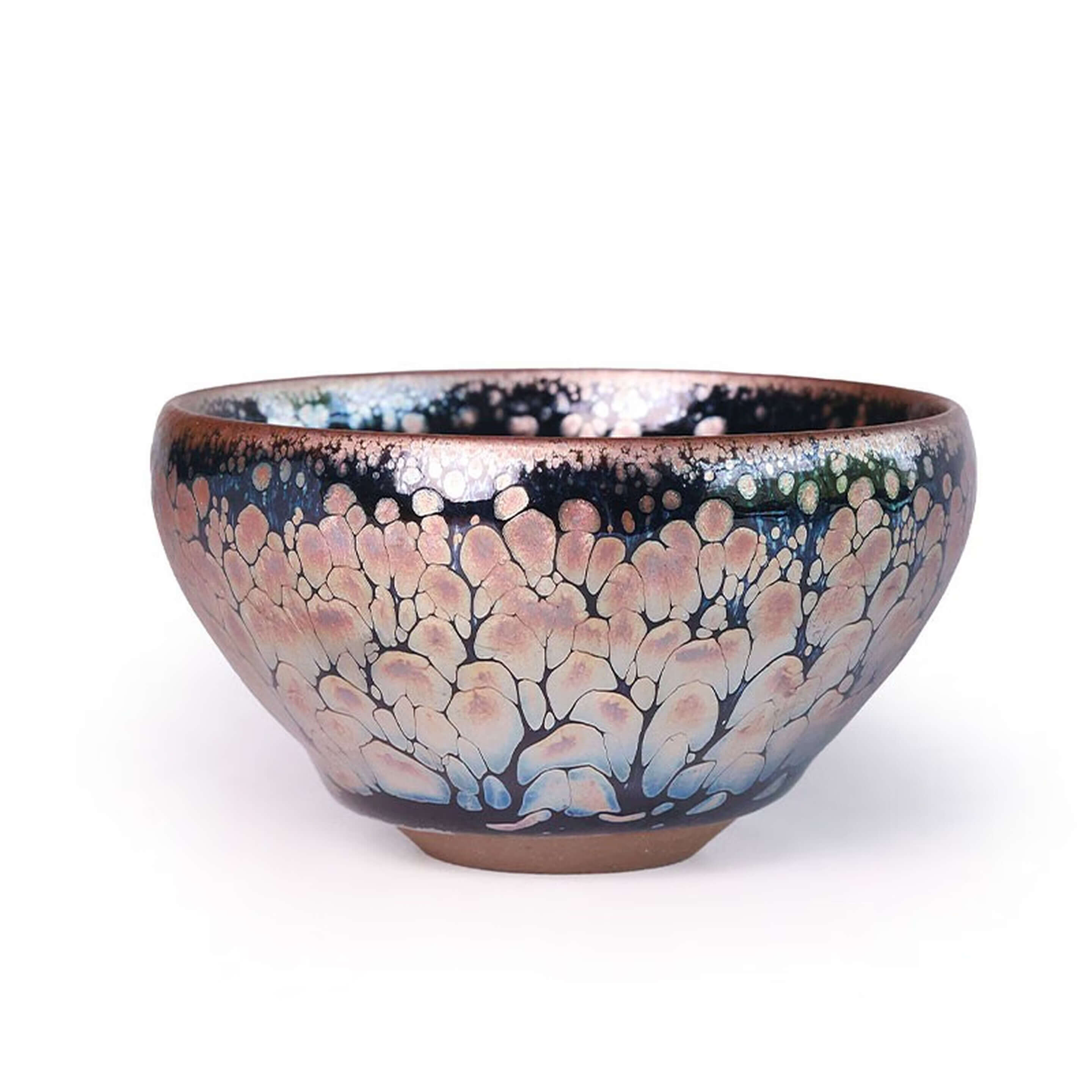 Matcha Tenmoku Glaze Jian Zhan Oil Spot Chawan