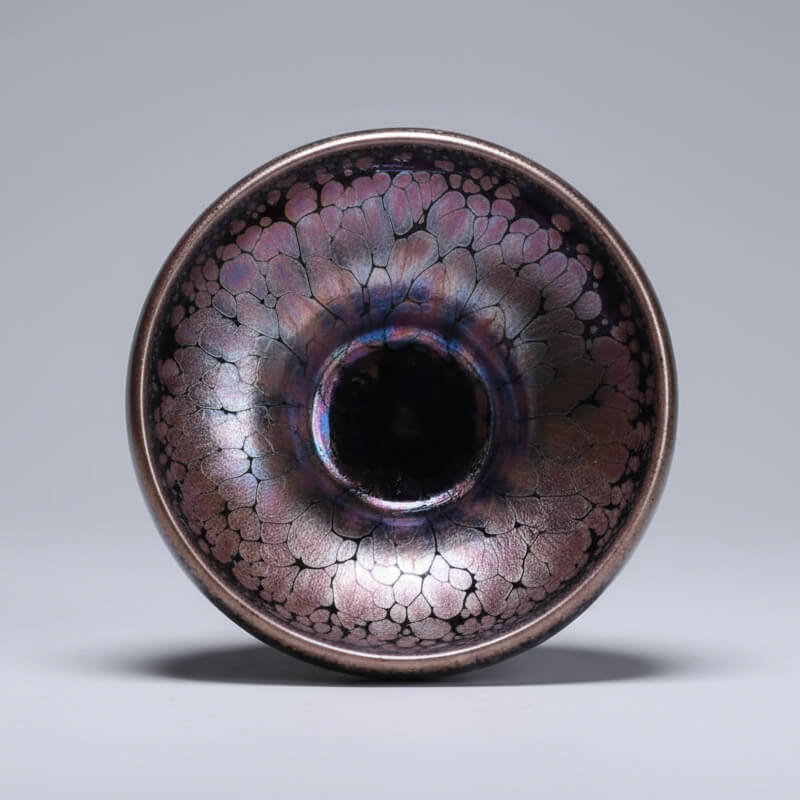 Matcha Tenmoku Glaze Jian Zhan Oil Spot Chawan