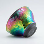 Rainbow Jian Zhan Tenmoku Porcelain Tea Cup