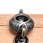Blue Oil Spot Tenmoku Jian Zhan Teapot