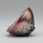 Sukou Tenmoku Pottery Jian Zhan Oil Spot Bowl