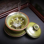 Francolin Tenmoku Jian Zhan Tea Set