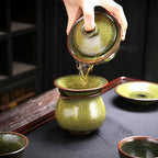 Francolin Tenmoku Jian Zhan Tea Set