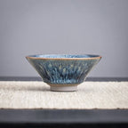 Coneflower Tenmoku Jian Zhan Matcha Tea Bowl
