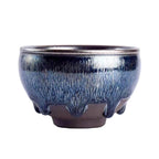 Tenmoku Hare's-fur Jianzhan Tea Cup 8-Tear Glaze