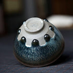 Tenmoku Hare's-fur Jianzhan Tea Cup 8-Tear Glaze
