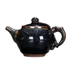 Tenmoku Jian zhan Hare's Fur Dragon Teapot